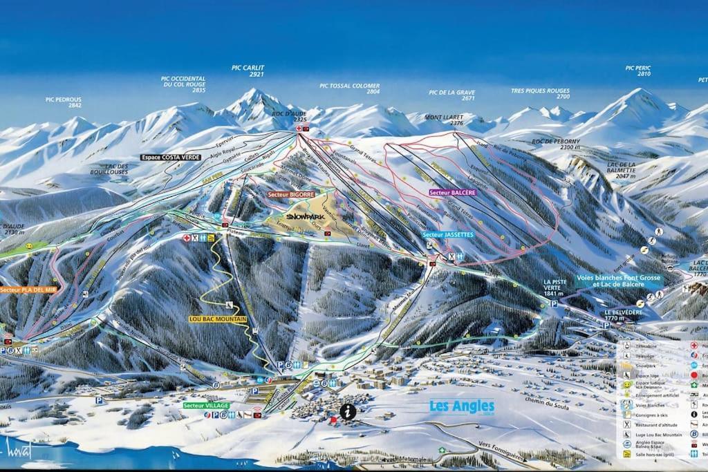 Studio Avec Tres Belle Vue Sur Les Angles Et Proche Des Pistes Dış mekan fotoğraf
